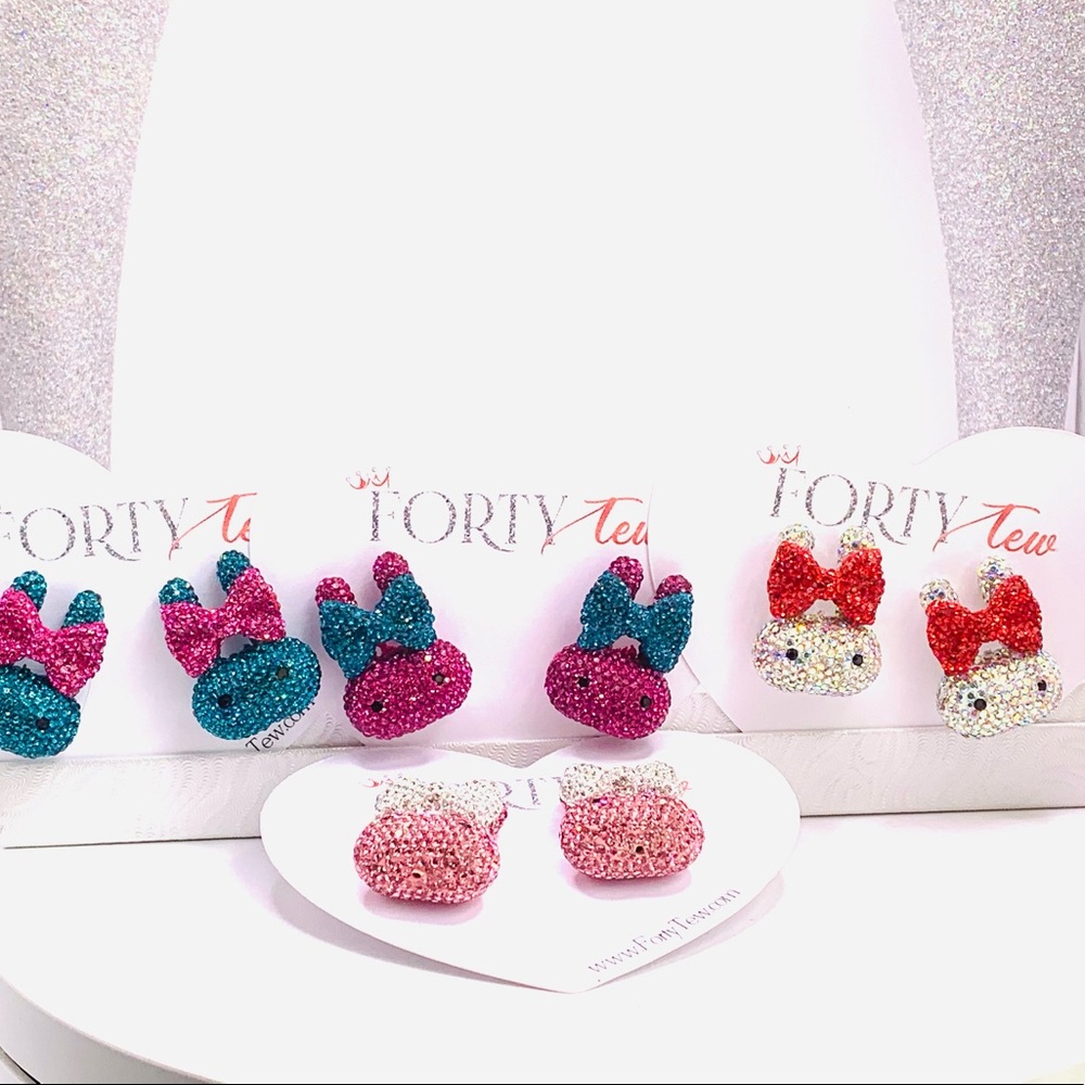 Bling Bunny Earrings